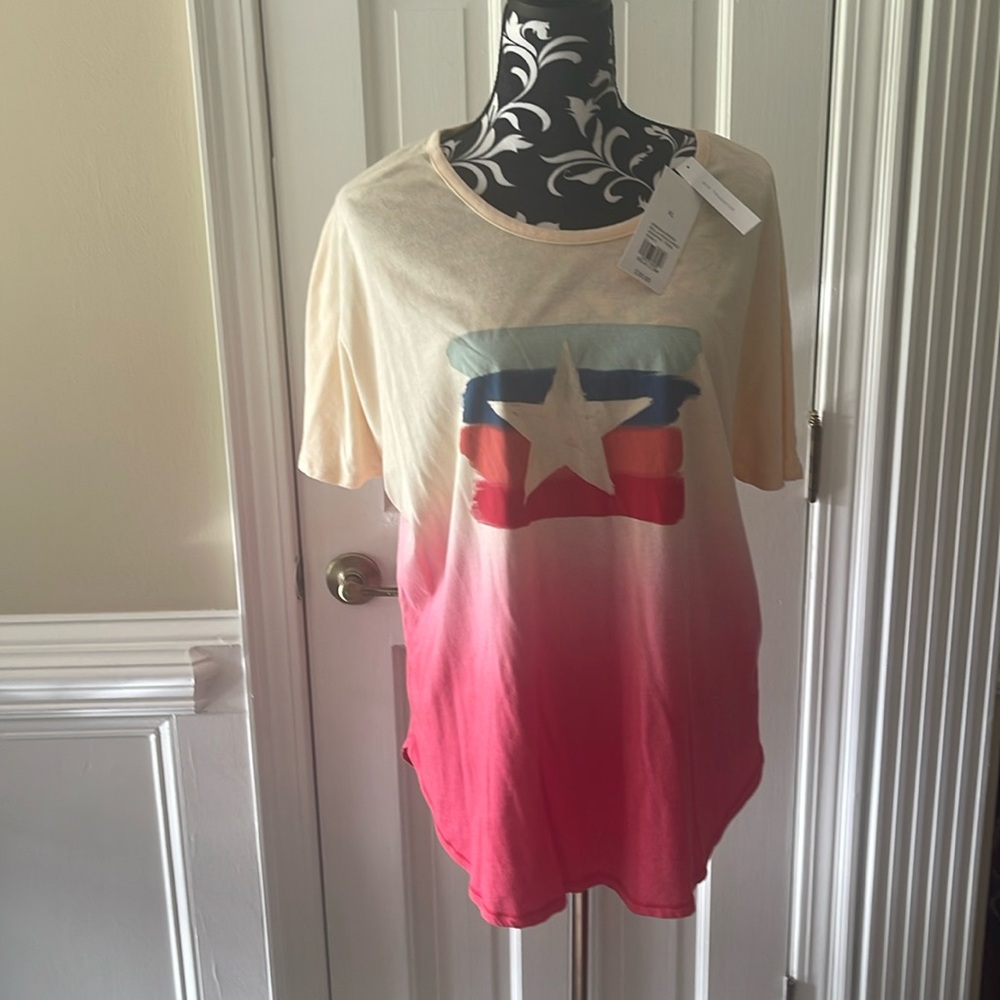 Studio Dip Dye Star Graphic T-shirt